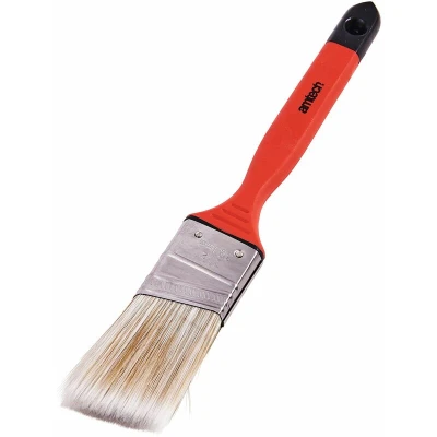 Image of Amtech G4400 38mm (1.5") No Bristle Loss Angled Brush with Soft Handle