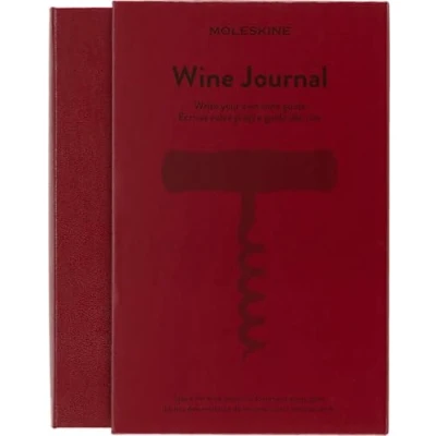 Image of Moleskine Wine Journal, Theme Notebook Hardcover to Collect and Organise Your Large Size 13 x 21 cm 400 Pages