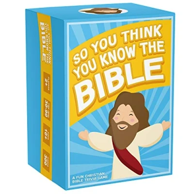 Image of So You Think Know The Bible A Fun Trivia Game for Families, Fellowships and Study Great Christian Gift