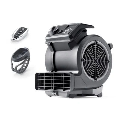 Image of Vacmaster Cardio54 Fitness and Gym Cooling Floor Fan with Remote Control Mounting Adaptor Powerful Low Noise 3 Speed Ideal for Indoor Cycling, Running HIIT Workouts