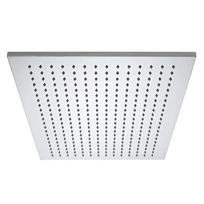 Image of Milano Arvo Modern 800mm x 500mm Rectangular Ceiling Mounted Shower Head Chrome