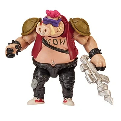Image of Teenage Mutant Ninja Turtles: Mayhem 4.5 Inch Bebop Basic Action Figure. Ideal present for boys 4 to 7 years and TMNT fans!