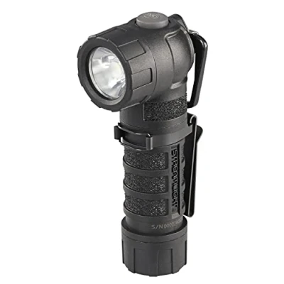 Image of Streamlight 88830 PolyTac 90 LED Right Angle Polymer Flashlight, Black 170 Lumens