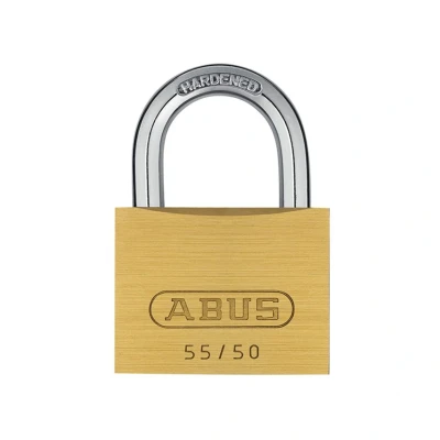Image of ABUS 02874 Brass Padlock with 5501 Alike Keyed
