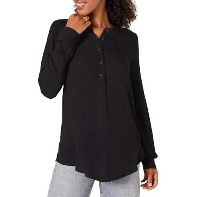 Image of Amazon Essentials Women&#039;s Long Sleeve Woven Blouse, Black, S