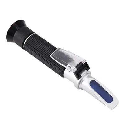 Image of 2 14g/dl Clinical pet Refractometer, 1.000 1.060 SG Urine Specific Gravity Refractometer Manual Focusingq Handheld Dog