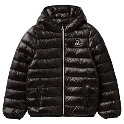 Image of United Colors of Benetton Girl&#039;s Vest 21INCN015, Black 100, XL