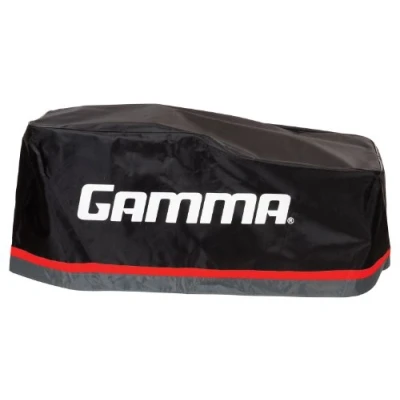 Image of Gamma Protective Cover for Upright Stringing Machine Sports Black &amp; Red Tennis Badminton Racquet Stringer Machines Fits 700Es, 6004, 6002Es, 6002, 5003, 5002, Progression X Series