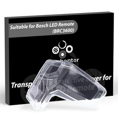 Image of foto kontor Protective Case Compatible with Bosch LED Remote (BRC3600) Control Unit Crystal Clear E Bike Cover Screen Protector Accessories Protection Against Water and Dirt Transparent