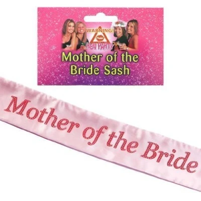 Image of Mother of the Bride Hen Party Sash