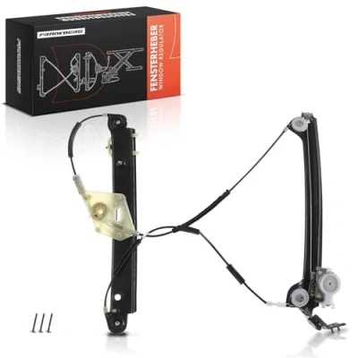 Image of Frankberg 1x Electric Window Regulator Front Left Compatible with E81 E82 E88 116 118 120 123 125 135 Hatchback Coupe Convertible 2006 2013 51337165595