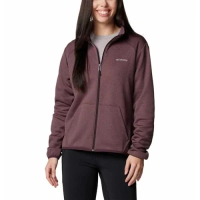Image of Columbia Women&#039;s Hike Tech Fleece Full Zip, Moonvista Heather, XS
