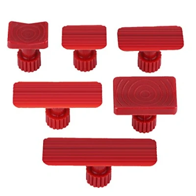 Image of Qiilu Dent Puller, 6Pcs Car Auto Body Dents Removal Pulling Tabs Paintless Repair Tools