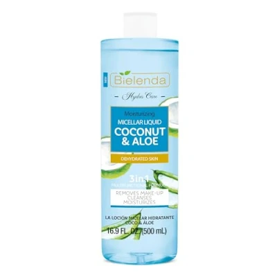 Image of Bielenda Hydra Care Moisturising Micellar Liquid 3in1 Coconut and Aloe 500ml