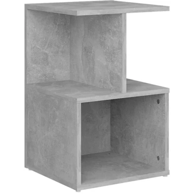 Image of vidaXL Bedside Cabinet Concrete Grey 35x35x55 cm Engineered Wood