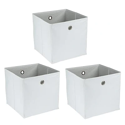 Image of Ideen mit Herz Storage Boxes Foldable 30 x cm Pack of 3 (White)