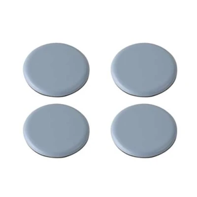 Image of Metafranc Easyglider, Diameter, self Adhesive, 4 Pieces, PTFE Sliding Surface, for Easy Movement of Heavy, Universal Furniture, Teflon, Floor Glider, 645796, Ø 30 mm (4 Stück), Set