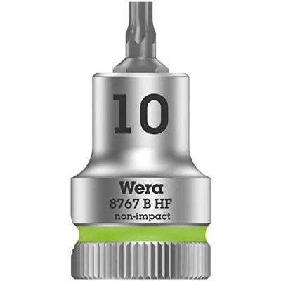 Image of Wera 8767 B HF TORX® Zyklop holding function bit socket, 3/8&quot; drive, TX 10x35mm, 05003059001