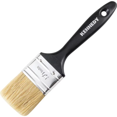 Image of Harris Essentials Paint Brush for Walls &amp; Ceilings 2&quot;, Grey