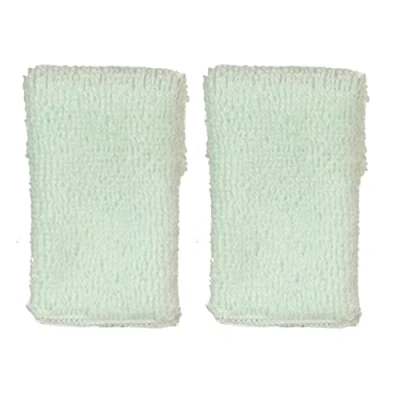 Image of Melody Jane Dolls House Pair of Blue Hand Towels Miniature Bathroom Accessory 1:12 Scale