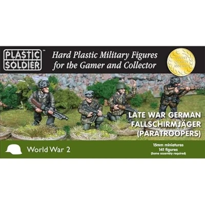 Image of Late War German Fallschirmjager 15mm by Plastic Soldier Company