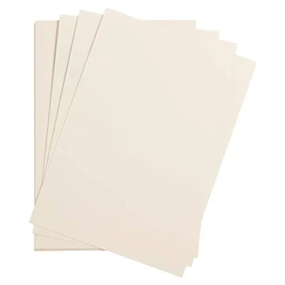Image of Clairefontaine Ref 975275C Maya Smooth Coloured Drawing Card (Pack of 25 Sheets) 185gsm A4 (29.7 x 21cm) Ivory Colour Deep Dyed, Acid Free, pH Neutral