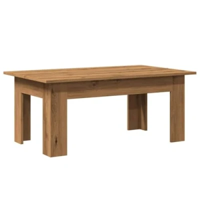 Image of vidaXL Coffee Table Artisan Oak Living Room Side/Couch Table, 100x60x42 cm, Engineered Wood