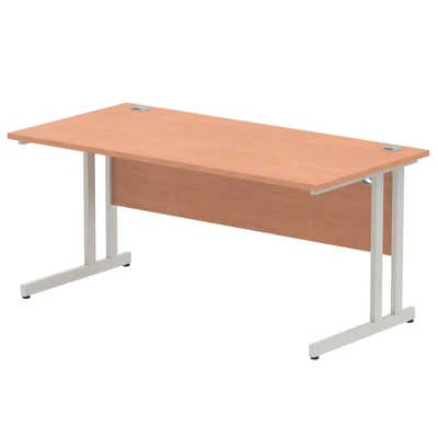 Image of Impulse Cantilever 1600 Rectangle Desk Beech I000285