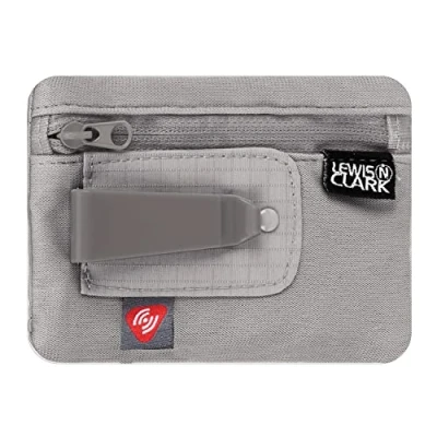 Image of Lewis N Clarks RFID Blocking Clip Stash, Tan Personalausweishülle, Beige