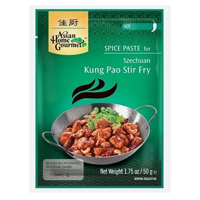 Image of ASIAN HOME GOURMET Spice Paste for Szechuan Kung Pao Stir Fry 50 g