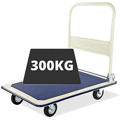 Image of TMZ® 300Kg Heavy Duty Folding Trolley Cart Platform Flat Barrow Sack comfortable
