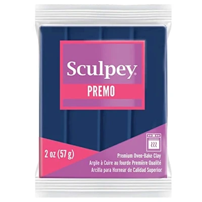 Image of Sculpey Polyform Sculpting Clay Premo, Navy, 2oz