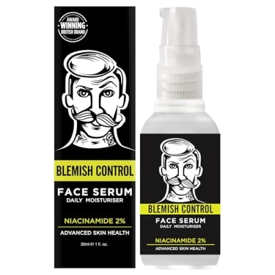 Image of BARBER PRO Blemish Control Face Serum 30 ml Mens Cream Moisturiser &amp; Antioxidant Skincare
