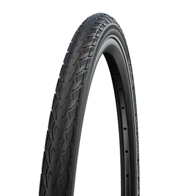 Image of Schwalbe Delta Cruiser Plus PunctureGuard TwinSkin Green Compound Tyre, Black/Reflective, 47 559 (26x1.75)