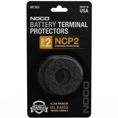 Image of NOCO NCP2 MC303 Oil Based Battery Terminal Protectors, Anti Corrosion Washers, And Pads (Pack of 2)