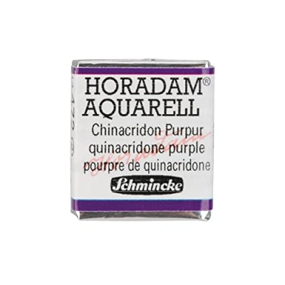 Image of Schmincke HORADAM® AQUARELL finest artists&#039; watercolours, 472 Chinacridon Purple, 14 044, 1/2 pan