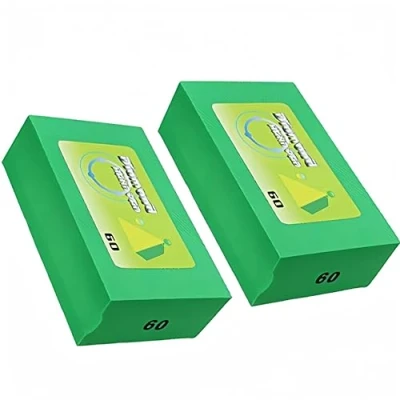 Image of 2 Pack Diamond Sanding Blocks Hand Held Pad Polishing Grinding Block for Glass Granite Concrete Marble 60 Grit