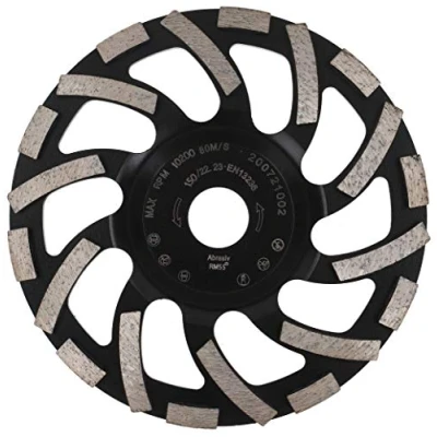 Image of PRODIAMANT diamond cup wheel 6&quot; 150 mm x 22.2 Turbo ST91 grinding asphalt screed professional quality