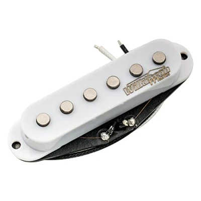 Image of Wilkinson M Series High Output Alnico 5 Strat Single Coil Bridge Pickup for Stratocaster Electric Guitar, White