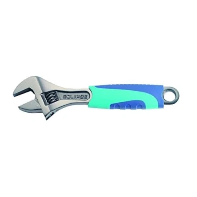 Image of Eclipse Professional Tools ADJW8 Adjustable Wrench Soft Feel Handle 8&quot; / 200mm