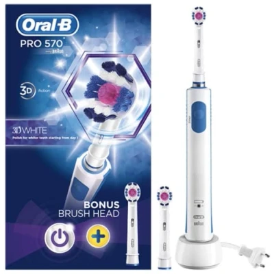 Image of Oral B Toothbrush Crossaction Pro 570 3D White