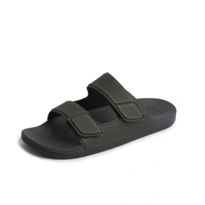 Image of Reef Mens Cushion Tradewind Slide Sandal, Grey, 8 UK