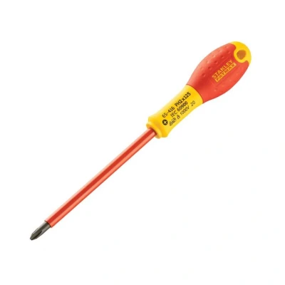 Image of Stanley FatMax VDE Insulated Screwdriver Phillips Tip PH2 x 125mm STA065416