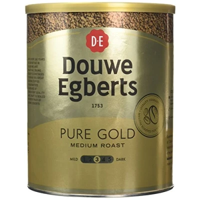 Image of Douwe Egberts Pure Gold Instant Coffee 1 x 750g Tin