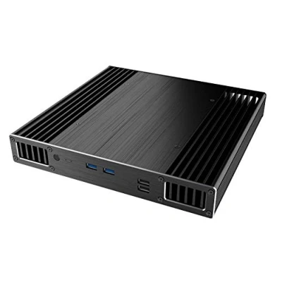 Image of Akasa Plato X7D Intel 7th Gen NUC (Dawson Canyon) 38.5mm high PC Fanless Case Aluminium VESA CPU cooling 2.5&quot; SSD HDD A NUC39 M1B