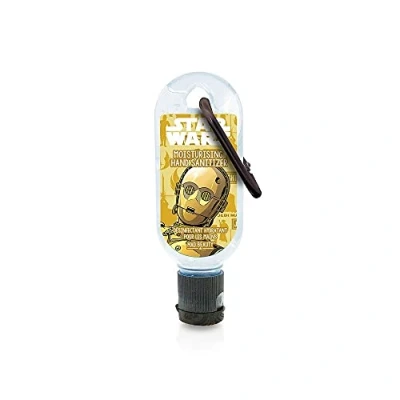 Image of Mad Beauty Moisturising Hand Sanitizer Clip &amp; Clean Amber Ginseng Star Wars C3PO SWHSC3 12