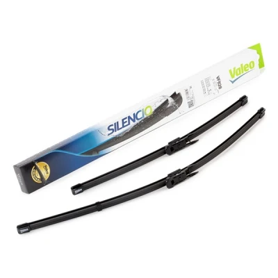 Image of 2349870, 61612349870, 61615A43587 Wiper blade VALEO SILENCIO X.TRM 577828 600, 450mm Front Beam with spoiler for left hand drive vehicles Top Lock