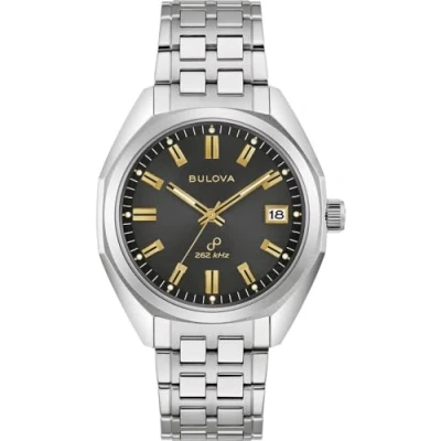 Image of Bulova Jet Star Mens Silver Watch 96B415 Stainless Steel (archived) One Size