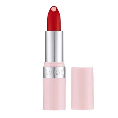Image of Avon Hydramatic Matte Lipstick 3.6g Hydrating Intense Colour SPF 10 Plumper and Smoother Looking Lips Cruelty Free Flame