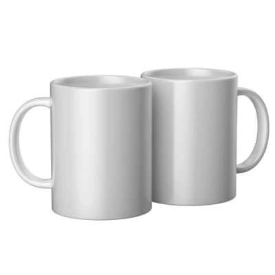 Image of Cricut Blank Mugs White 425ml (15oz) 2 x Infusible Ink Sublimation for use Mug Press